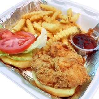 Pork Chop Sandwich Combo